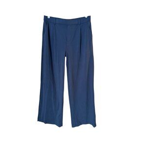 Halara Women’s Blue Straight Leg Pants Size Large Stretch Casual Workwear